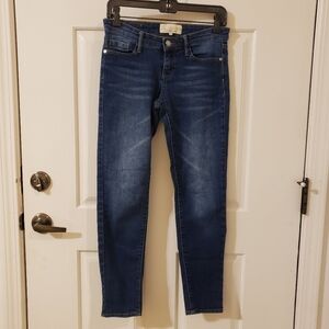 Cafe Denim Size 3/4 Women's Blue Jeans